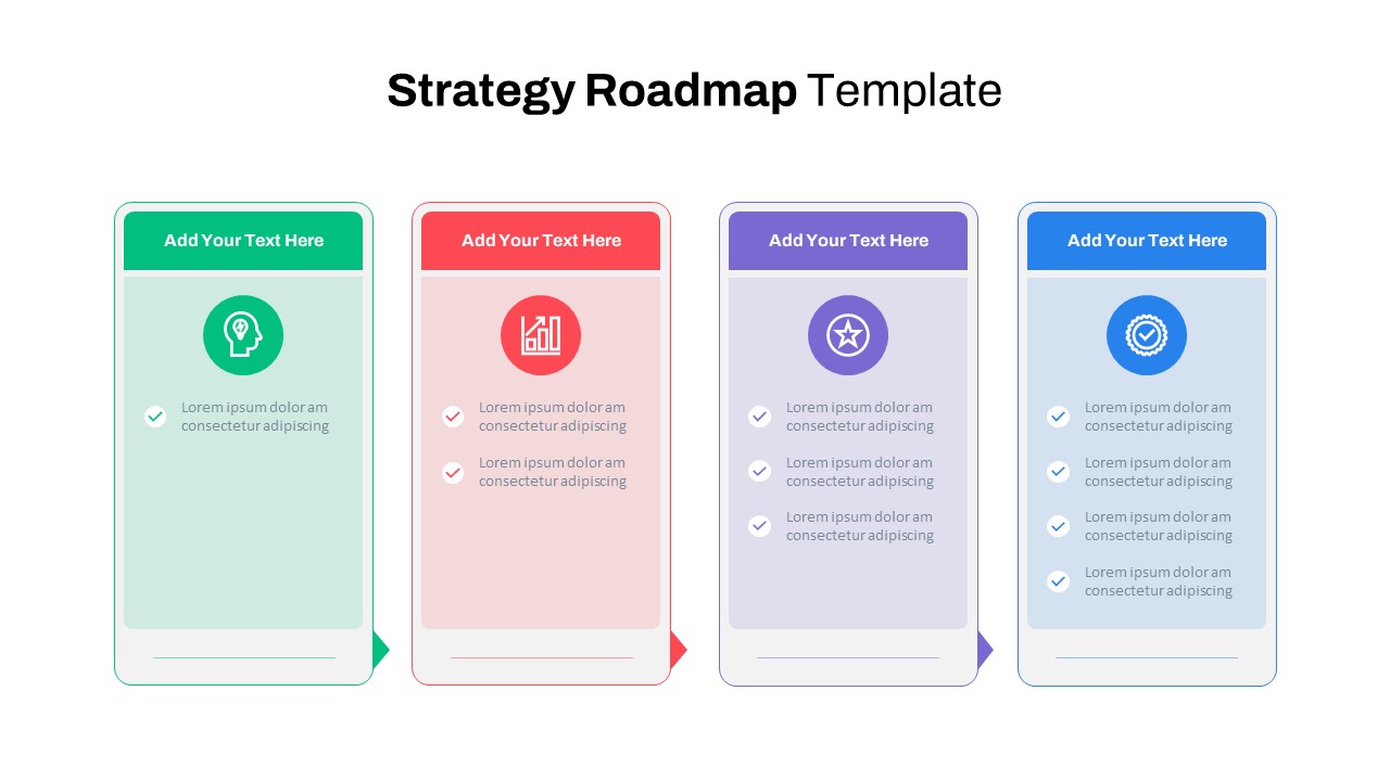 Strategy Roadmap PowerPoint Template
