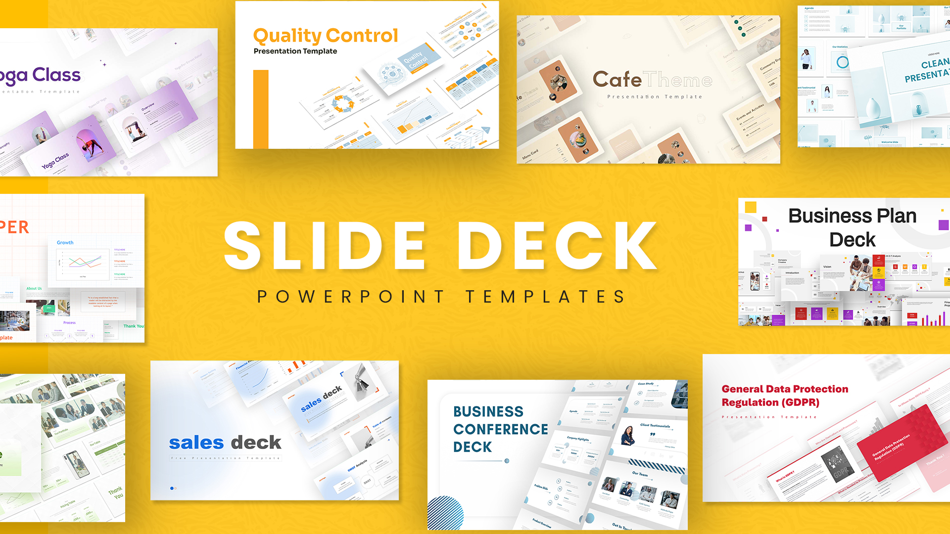 Slide deck templates for PowerPoint Presentations