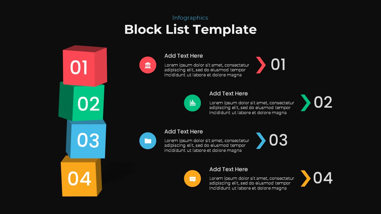 Block List PowerPoint Template - SlideBazaar