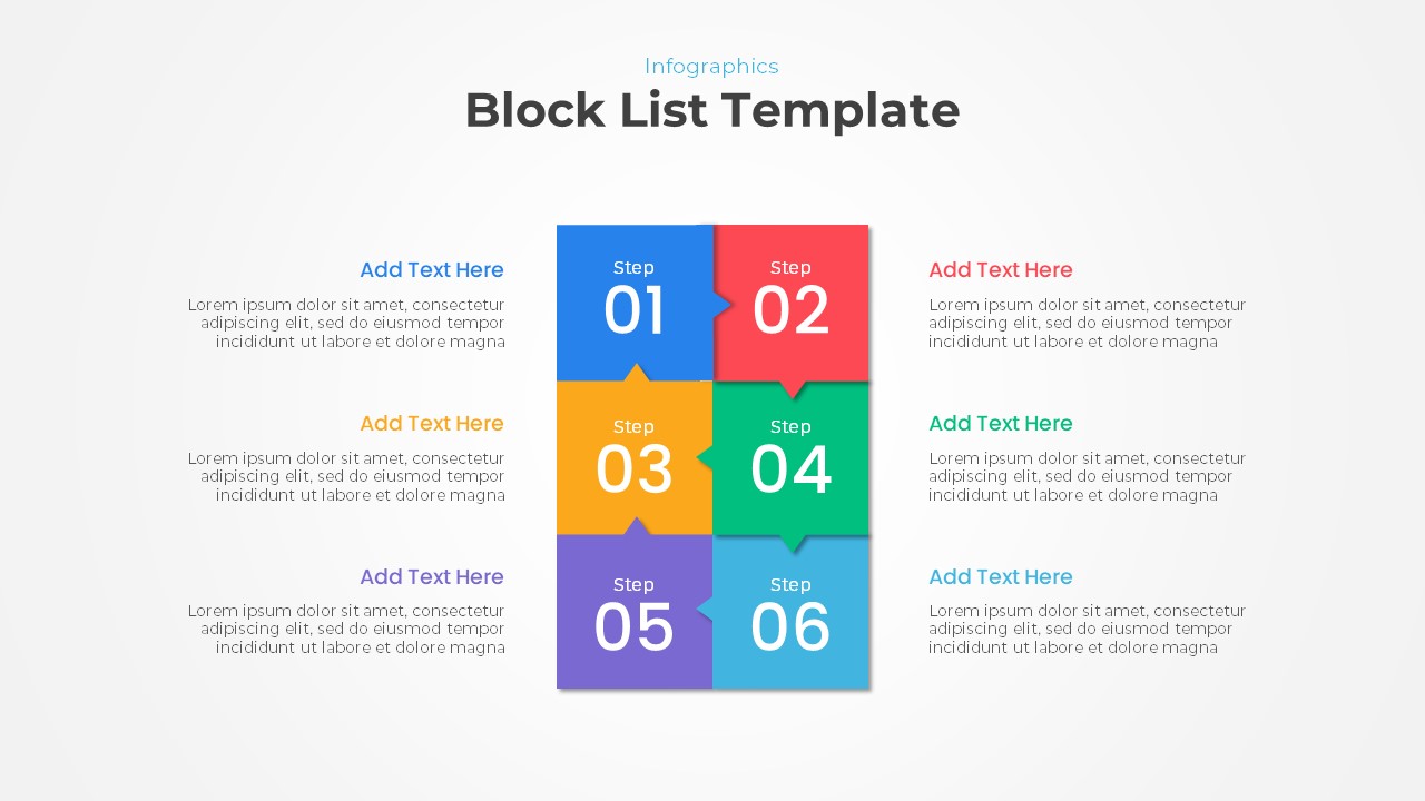 Block List PowerPoint Template