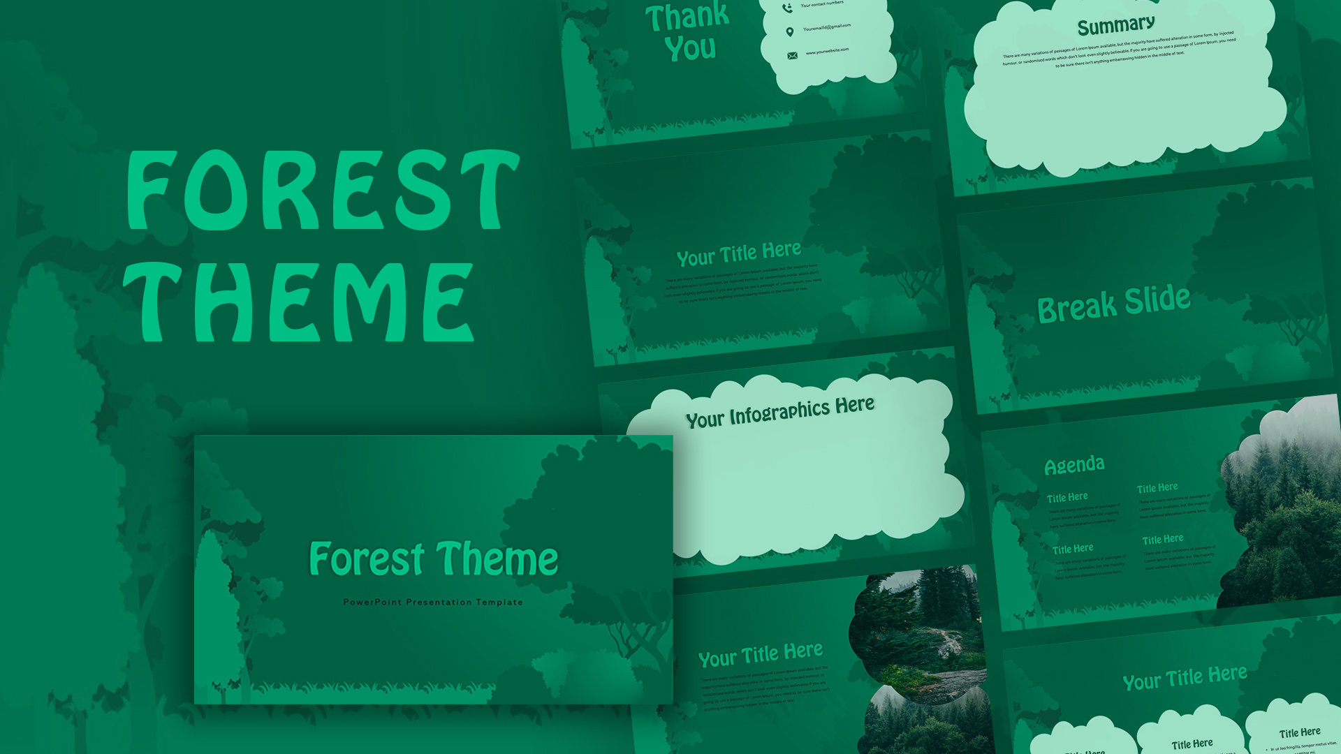 Forest PowerPoint Theme SlideBazaar Forest PowerPoint Theme SlideBazaar