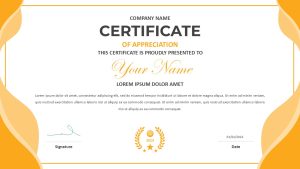 Free Certificate PowerPoint Template