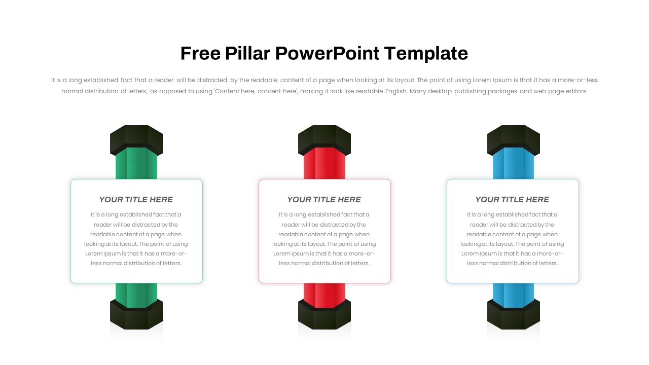 Free Pillar PowerPoint Template