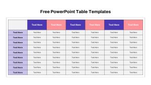 Free-PowerPoint-Table-Templates
