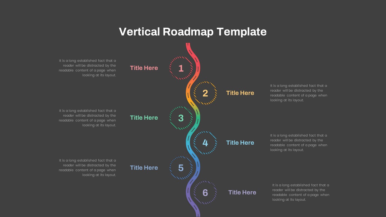 Vertical-Roadmap-PPT-Template