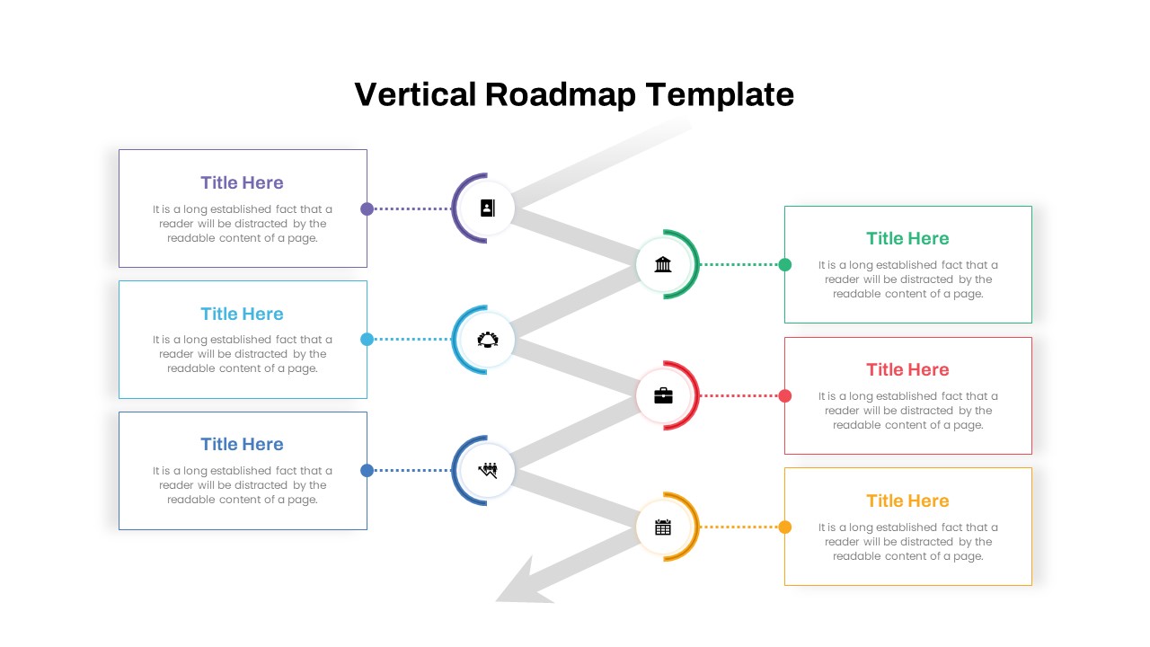 Vertical-Roadmap-PowerPoint-Template-Spiral