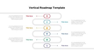 Vertical Roadmap PowerPoint Template