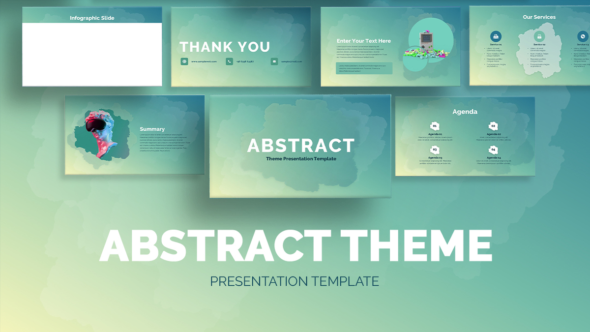 Abstract PowerPoint Presentation Theme