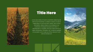 Agriculture PowerPoint Theme Title