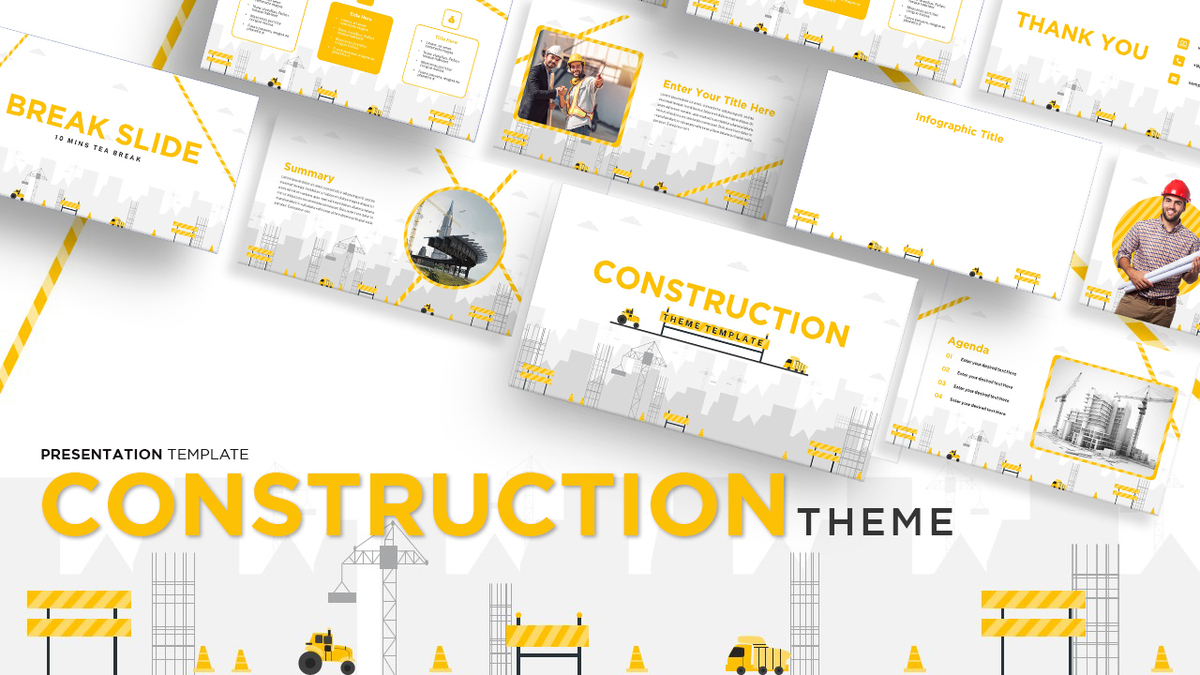 Construction PowerPoint Theme