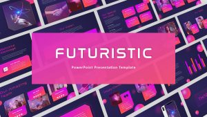 Free Animated Futuristic PowerPoint Template Featured Image