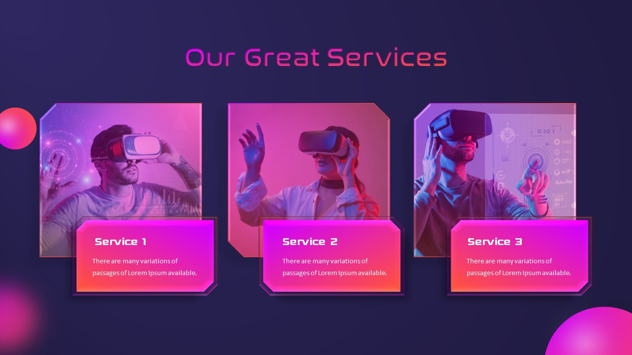 Free Animated Futuristic PowerPoint Template Service