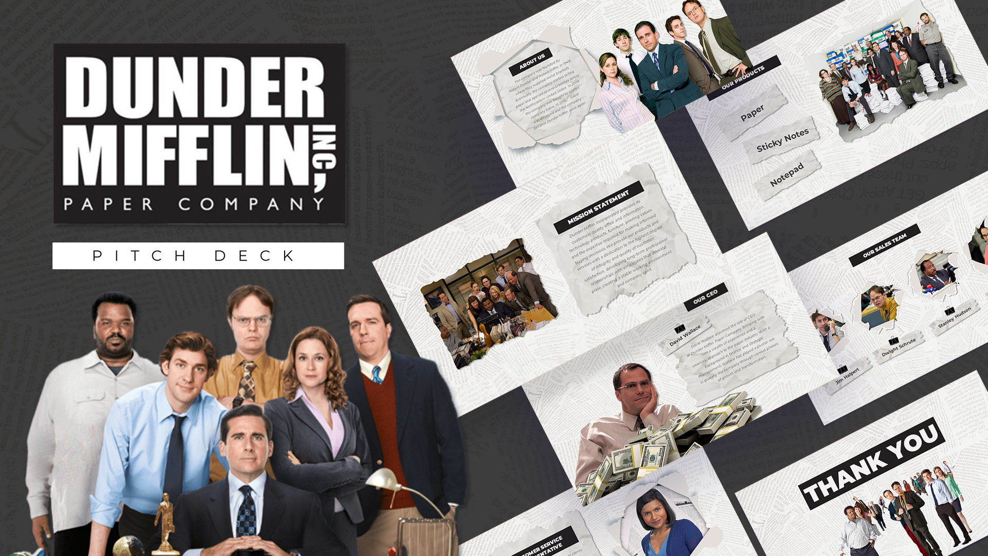 Free Dunder Mifflin Paper Company Pitch Deck