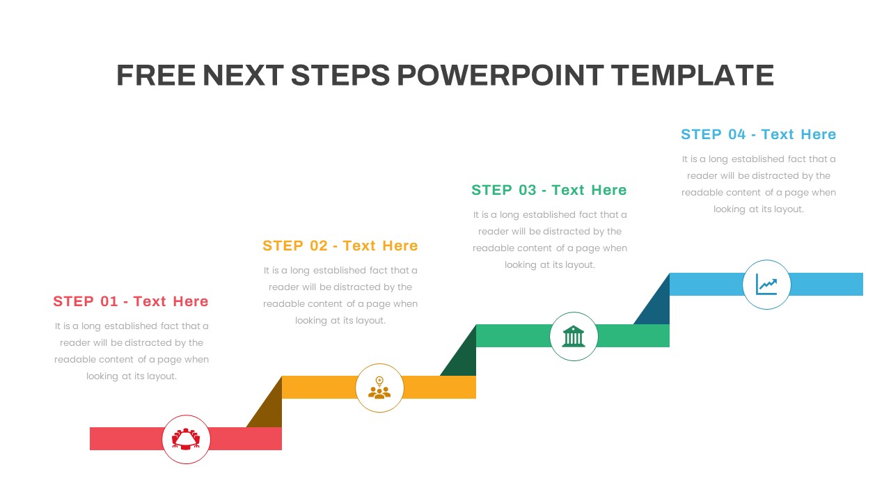 Free Next Steps PowerPoint Template