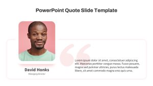 Free Quote Slide PowerPoint Template