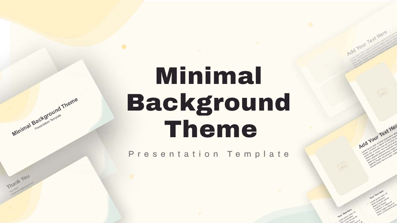 Minimal Background PowerPoint Theme - SlideBazaar