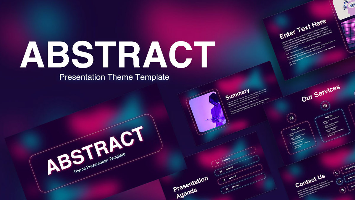 Abstract PPT Theme featured image