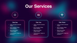 Abstract PPT Theme services