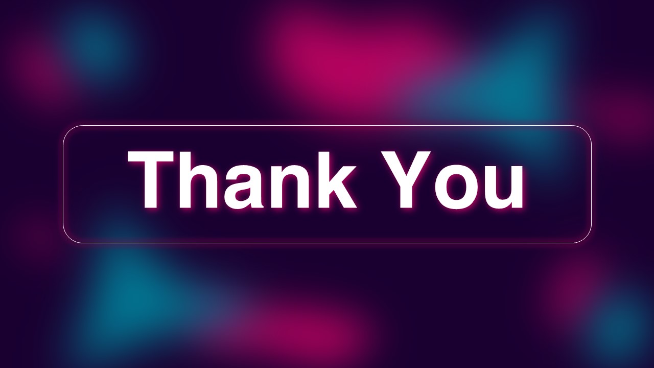 Abstract PPT Theme thank you