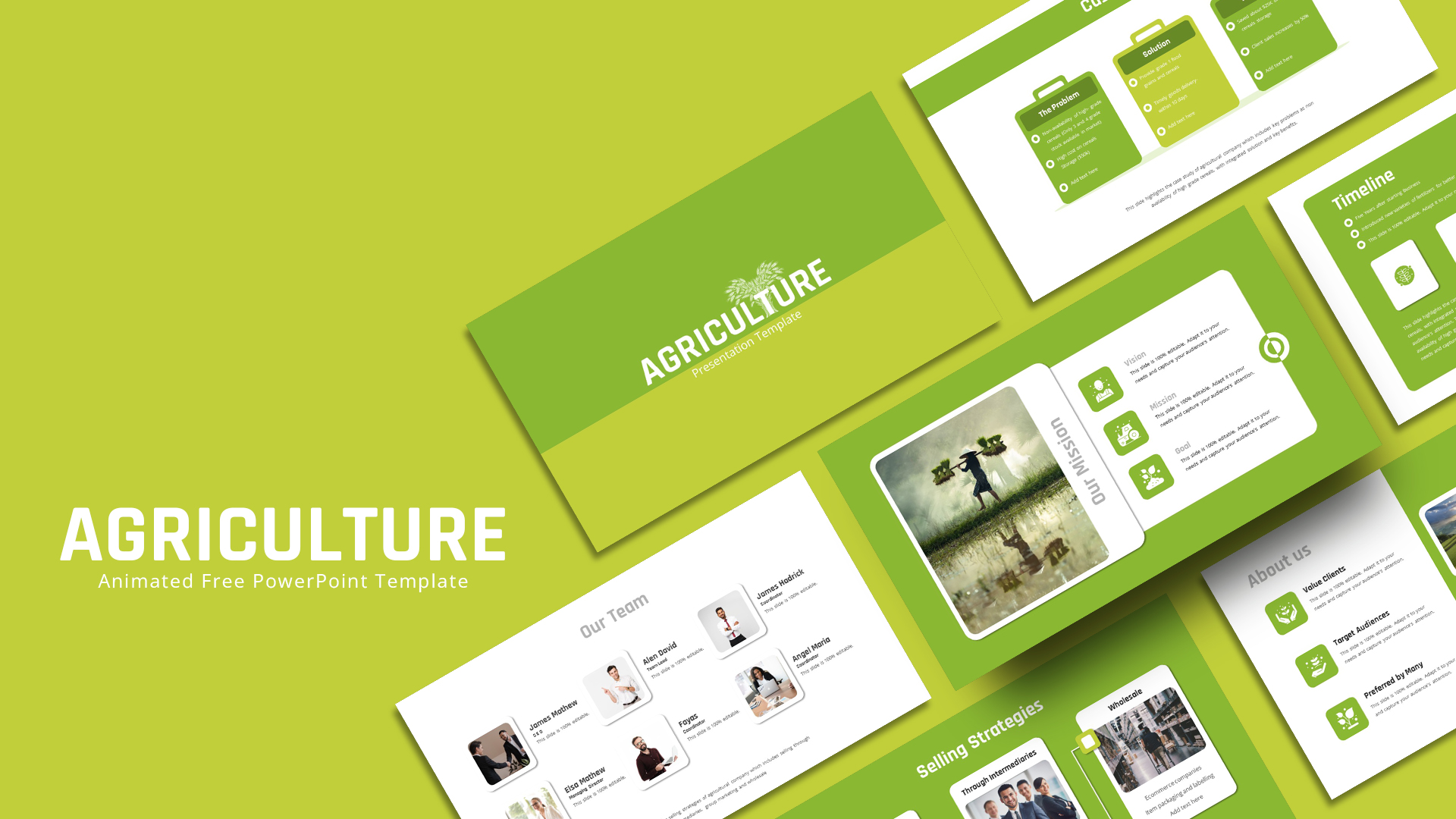 Animated Agriculture PowerPoint Deck Template