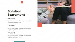 Consulting Pitch Deck PowerPoint Template solution statement