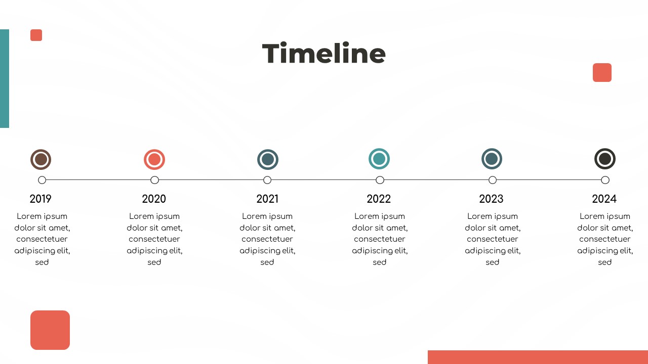 Consulting Pitch Deck PowerPoint Template timeline