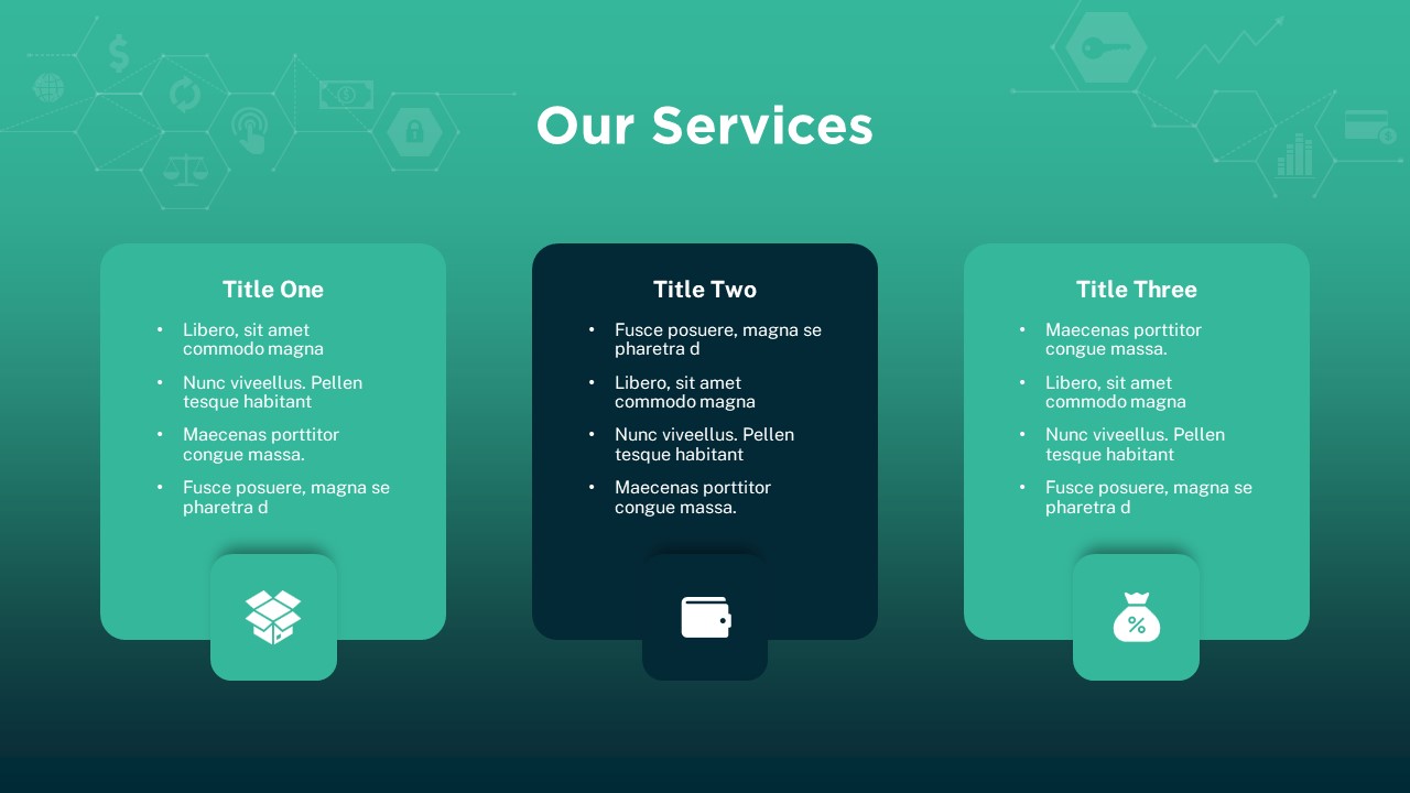 Fintech PowerPoint Theme services