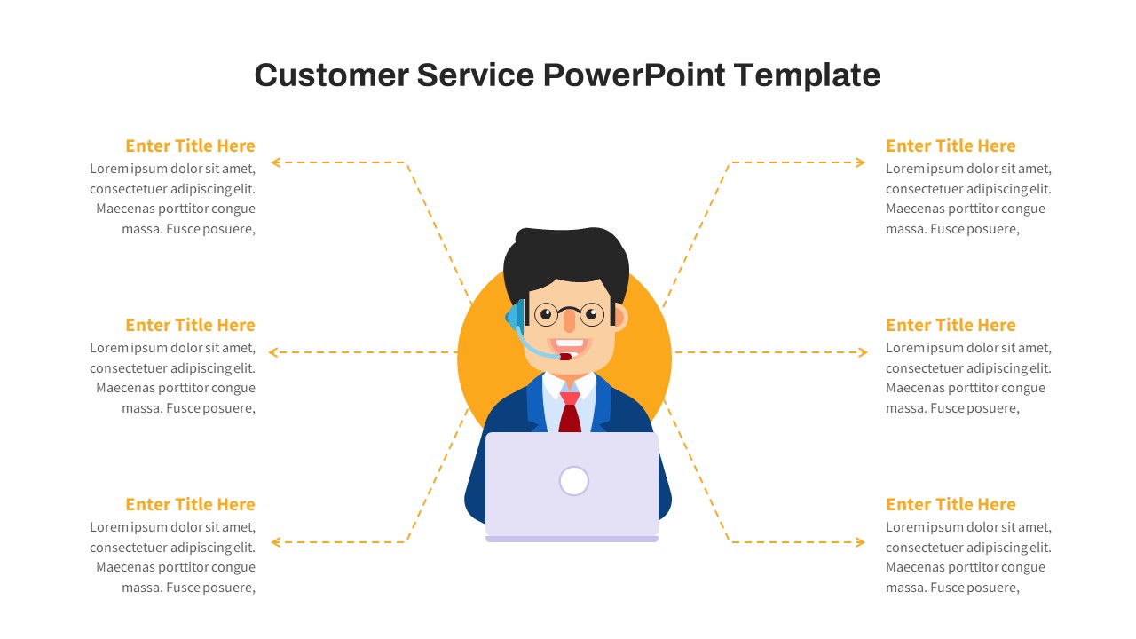 Free Customer Service PowerPoint Template featured image