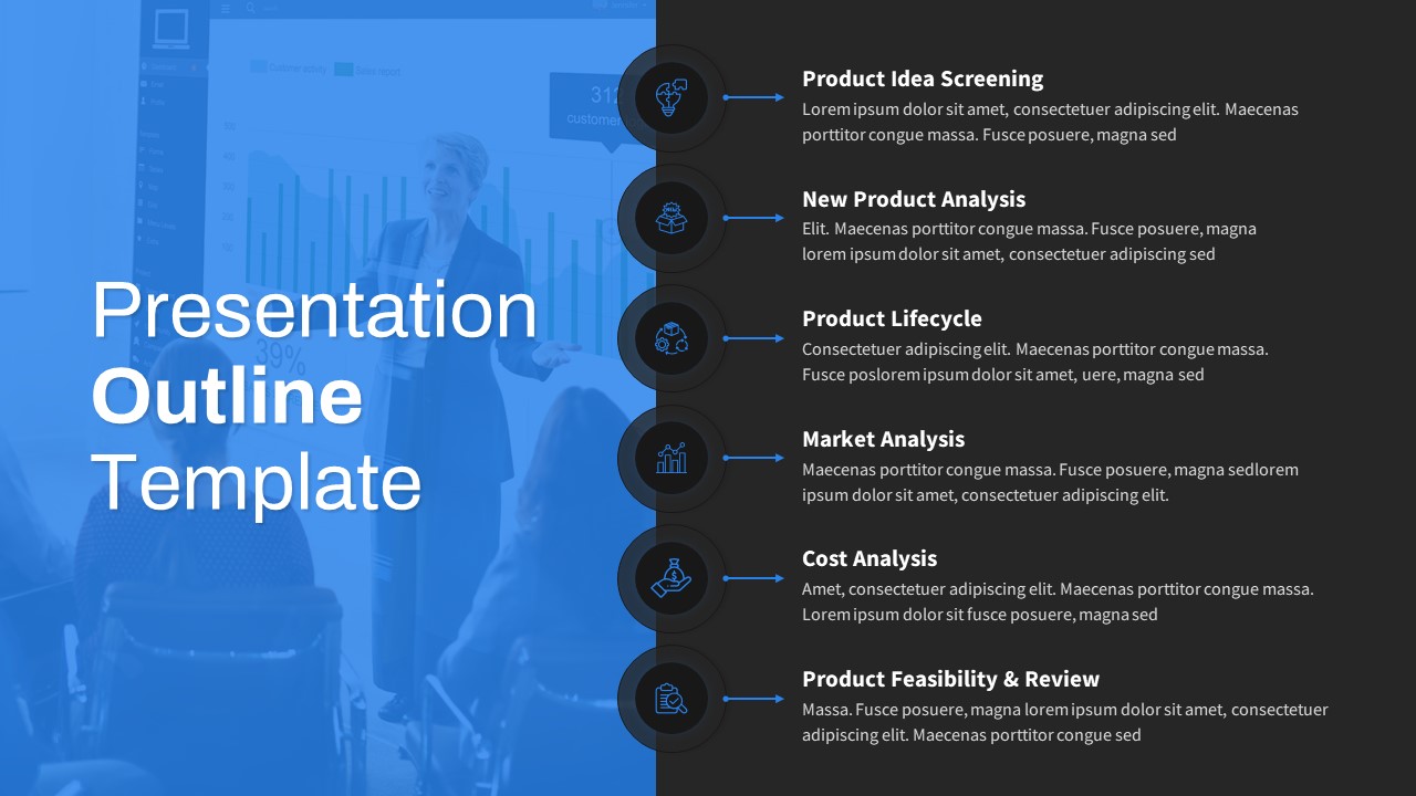 Free PowerPoint Outline Template - SlideBazaar