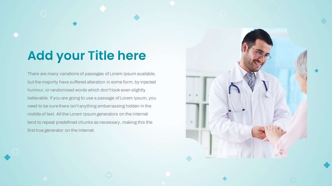 Health Care PowerPoint Theme Title Slide