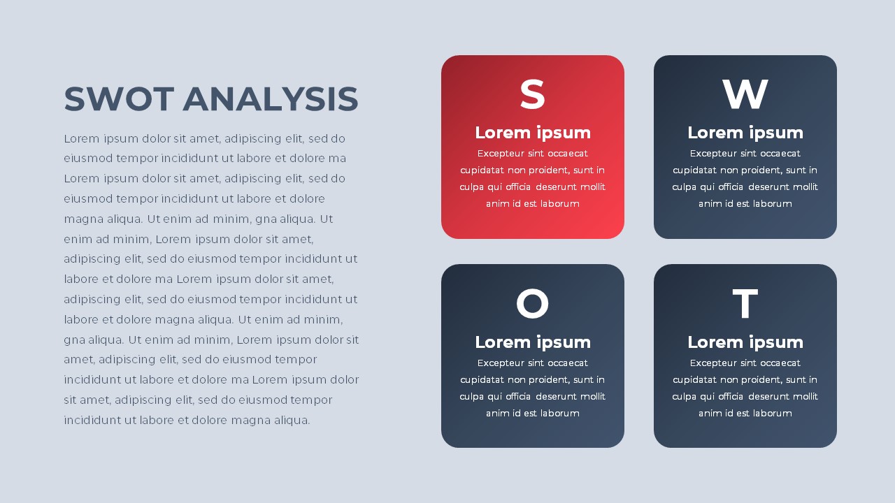 Management Strategy PowerPoint Deck Template analysis