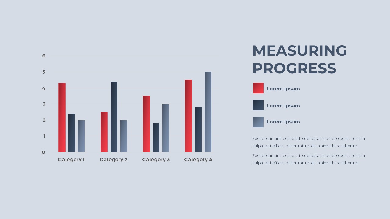 Management Strategy PowerPoint Deck Template progress