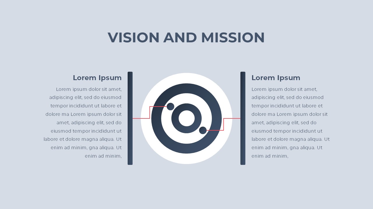 Management Strategy PowerPoint Deck Template vision