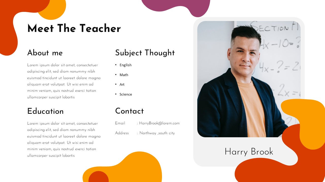 Meet the Teacher PowerPoint Templates