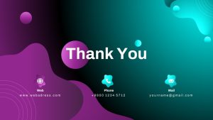 PowerPoint Abstract Theme thank you