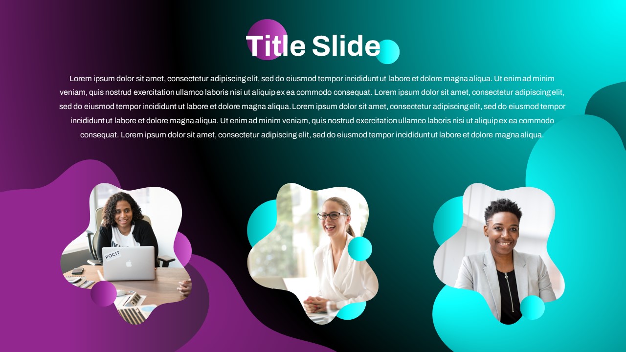 PowerPoint Abstract Theme titles