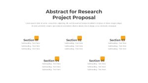 Research Proposal PowerPoint Template Abstract for Research Project Proposal