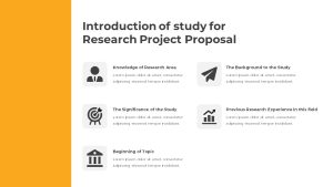 Research Proposal PowerPoint Template Introduction for Research Project Proposal