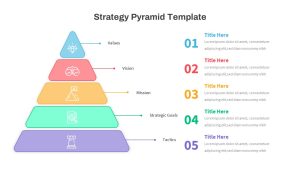 Level Pyramid Infographic PowerPoint Template