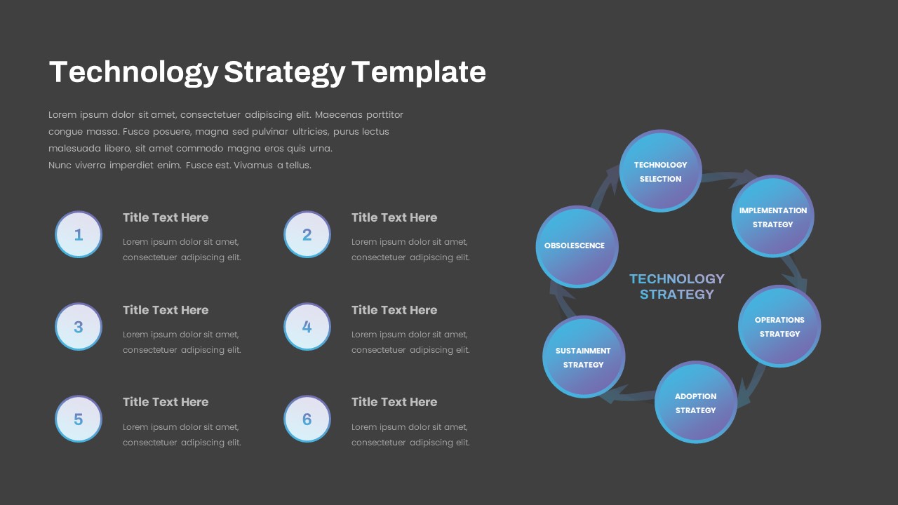 Technology Strategy Powerpoint Template Slidebazaar