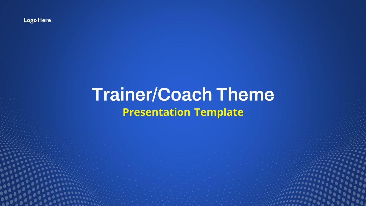 Trainer Coach PowerPoint Theme