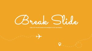 Travel PowerPoint Theme break slide