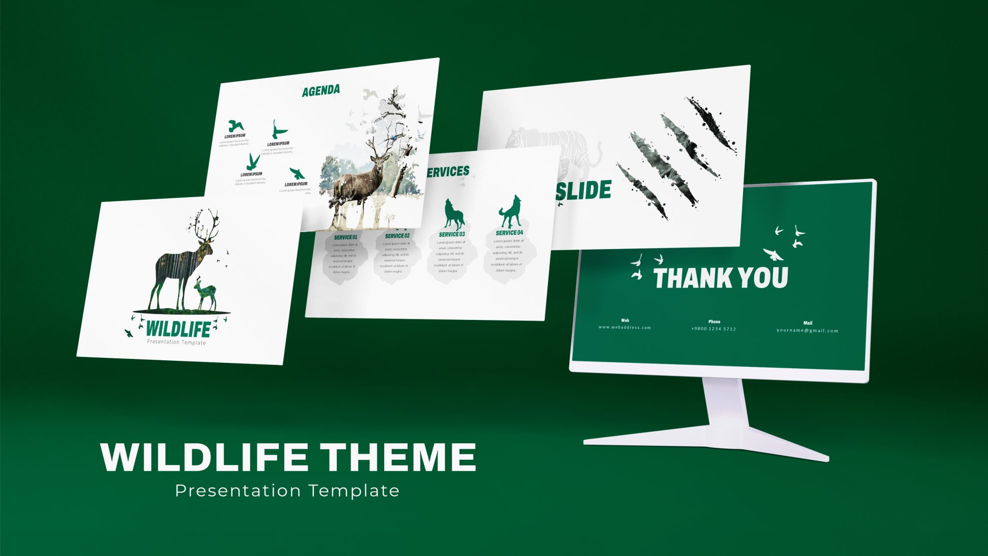 Wildlife PowerPoint Theme featured image