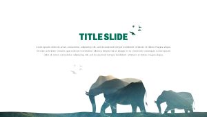 Wildlife PowerPoint Theme title