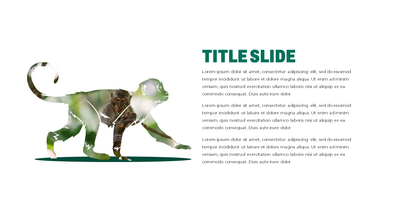 Wildlife PowerPoint Theme titles