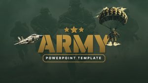 Army military PowerPoint template