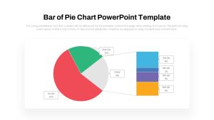 Bar of Pie Chart PowerPoint Template featured image