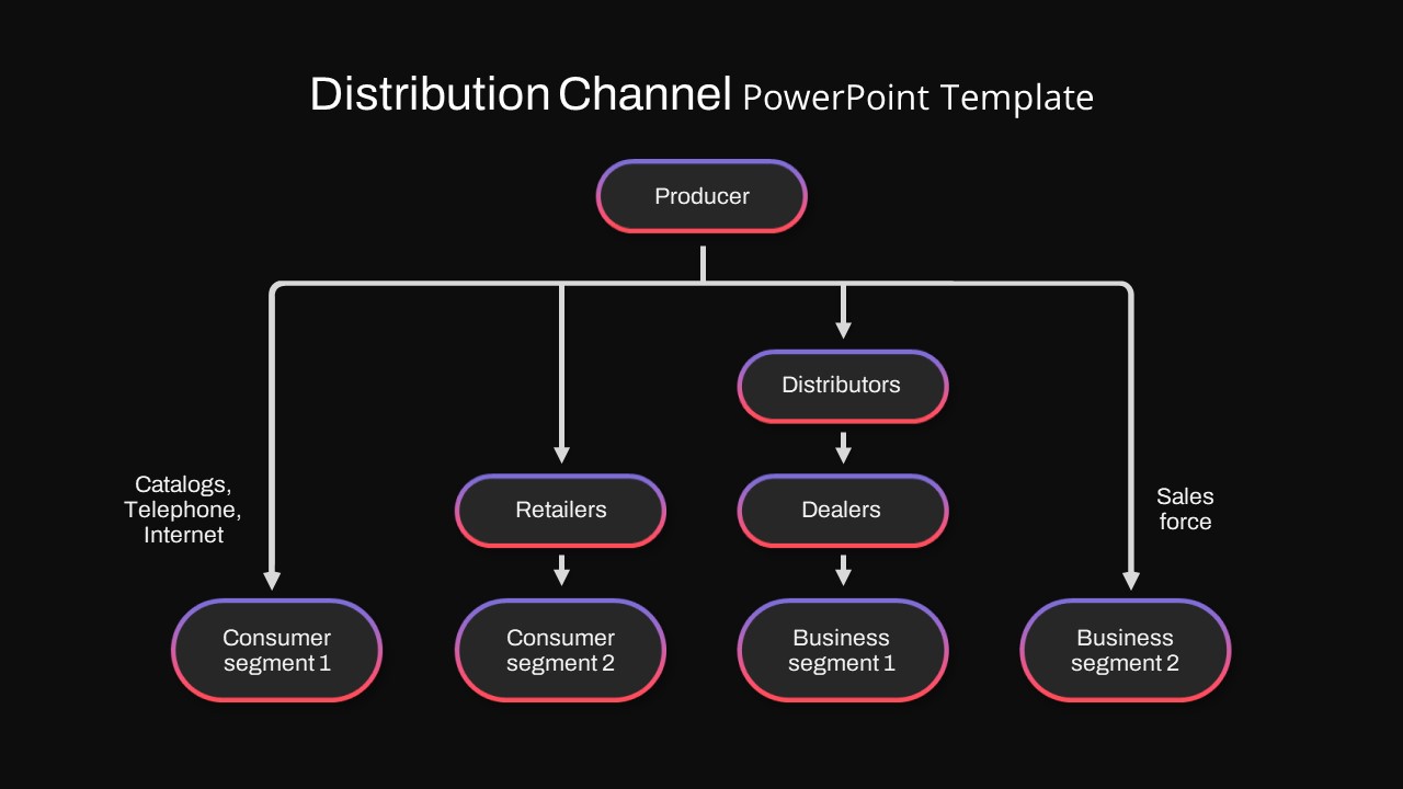 Distribution Channel PPT Template