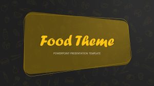 Food PPT Presentation Theme