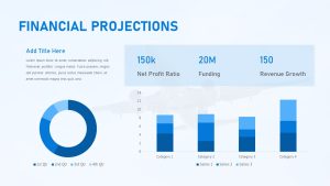 Free Aviation PowerPoint Template Financial Projections Slide